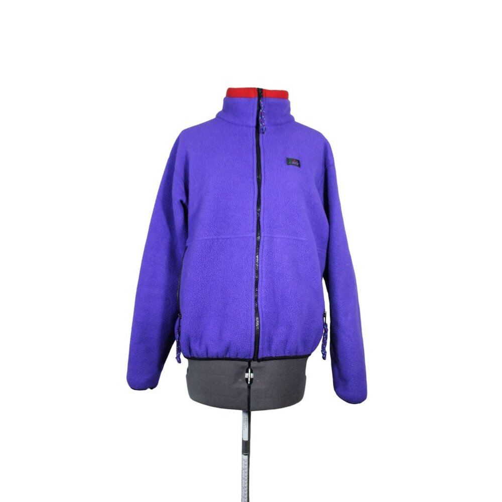 Rei vintage full zip‎ mock neck fleece jacket Youth XL USA made
